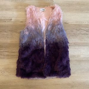 Faux Fur Ombré Vest